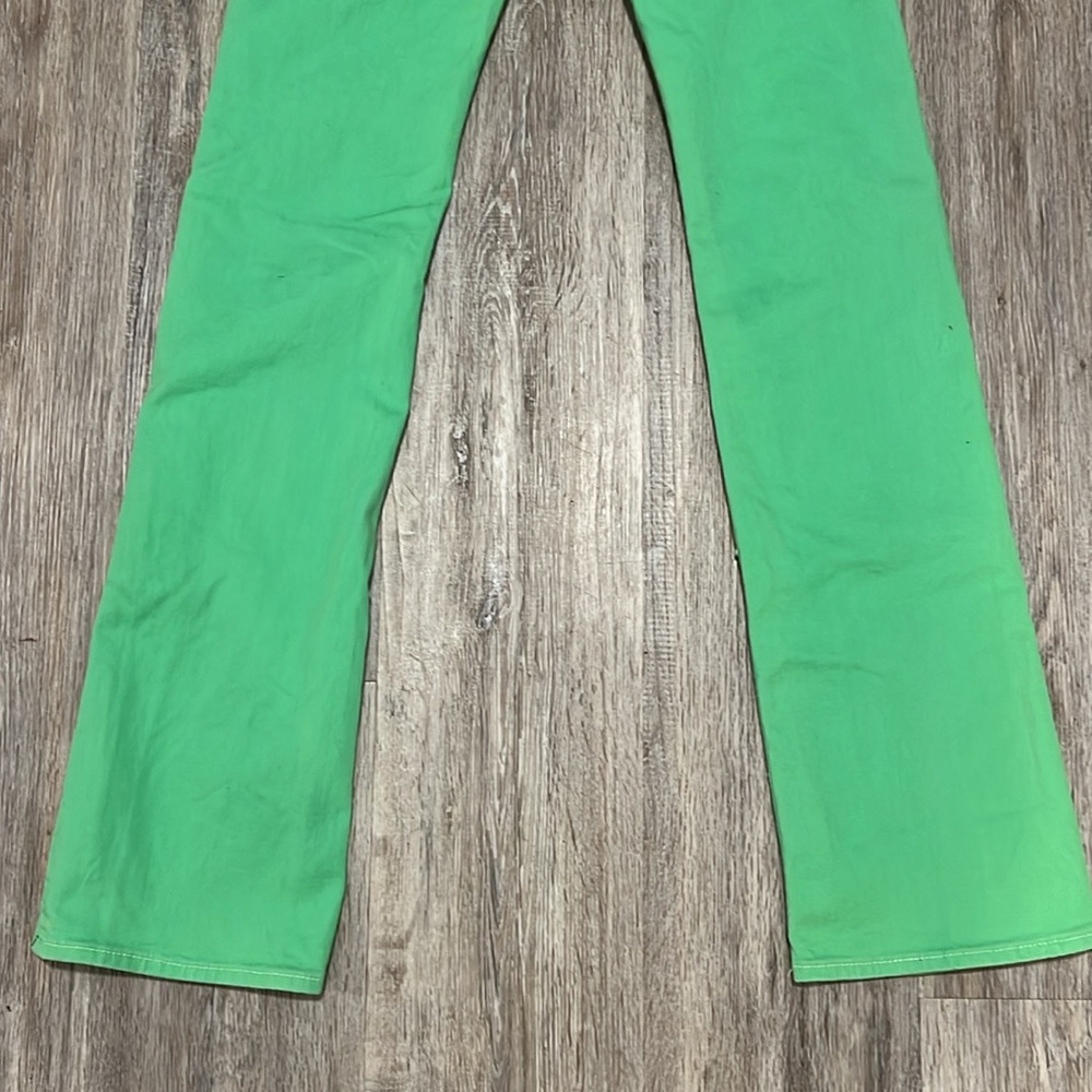 Classic Pepe London Jean Green distressed Studded Jeans - Picture 10 of 16